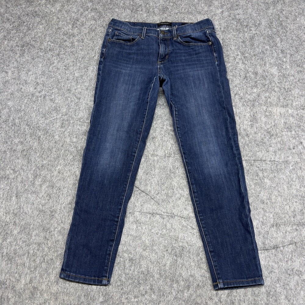 Banana Republic Jeans Womens 29 Blue Skinny Suzy Mid Rise Premium Denim Preppy